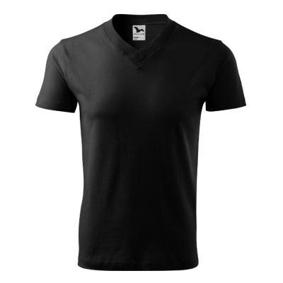 Tričko unisex V-neck 102 černá obrázek 83