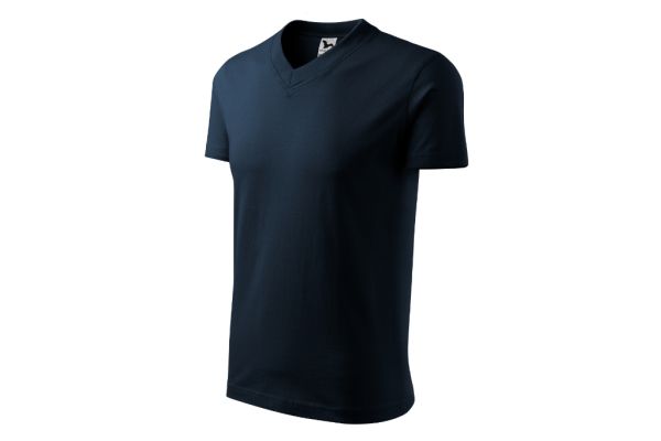 Tričko unisex V-neck 102 námořní modrá obrázek 1