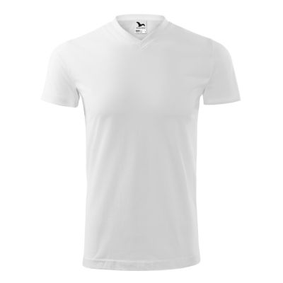 Tričko unisex Heavy V-neck 111 bílá obrázek 221