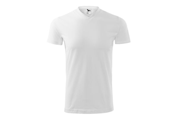 Tričko unisex Heavy V-neck 111 bílá obrázek 2
