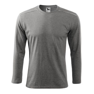Triko unisex Long Sleeve 112 tmavě šedý melír obrázek 261