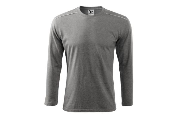 Triko unisex Long Sleeve 112 tmavě šedý melír obrázek 2