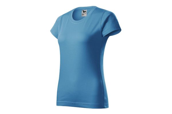 Tričko dámské Basic 134 azurově modrá obrázek 1