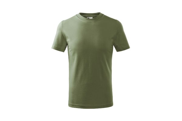 Tričko dětské Basic 138 khaki obrázek 2